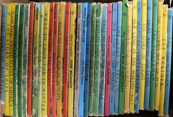 A collection of Ladybird books, mostly with dust wrappers and first edition (79)